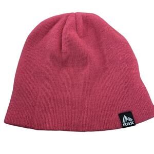 RBX Knit Beanie Hat Cap Hot Pink OSFM